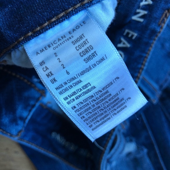 American Eagle Super Hi Rise Jegging Next Level Stretch Jeans Sz 2 Short - Picture 4 of 9